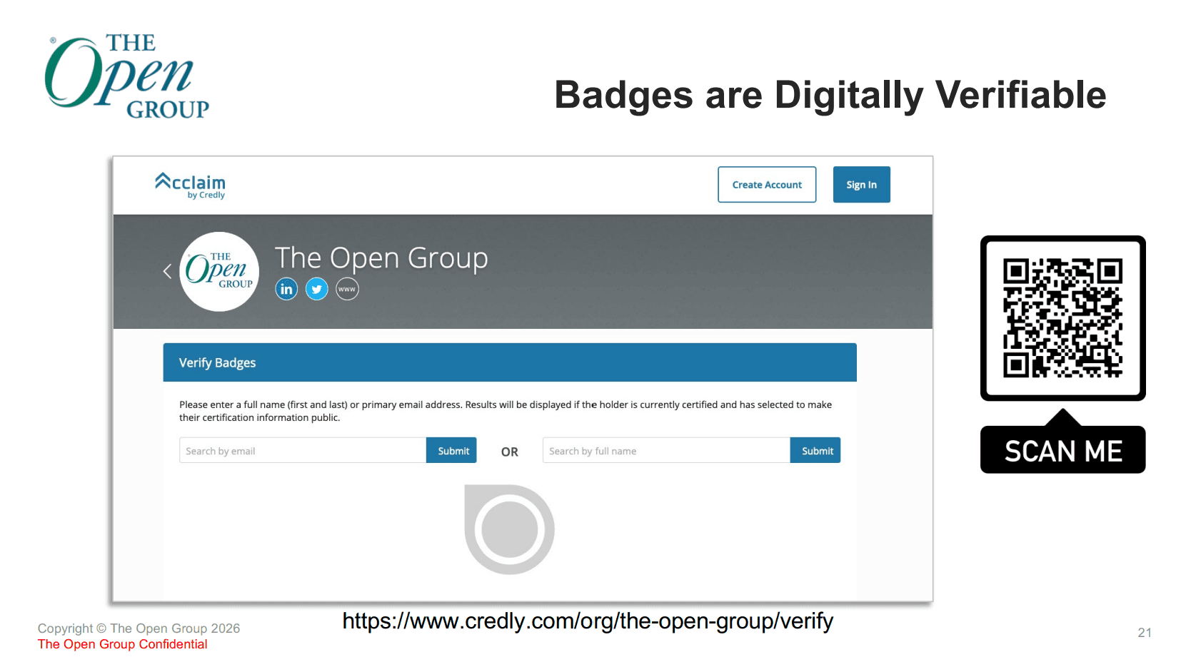 The Open Group Badges